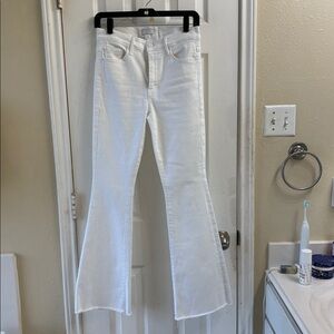 MOTHER The Weekender Fray-Fairest Of Them All jeans. Made in the USA. NWOT